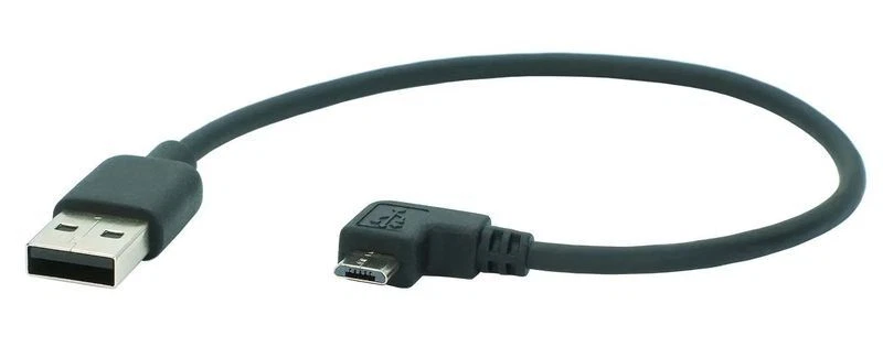 Cavo Di Ricarica Micro USB 2.0 Ad Alta Velocità Con Spina Dritta O A 90° - Immagine 2 di 4