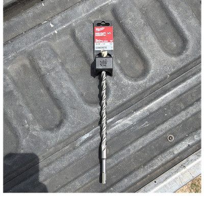 Milwaukee SDS Plus 2-Cutter Carbide Tip Concrete Drill Bit 5/8'' x 12''