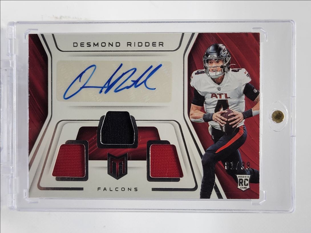 DESMOND RIDDER 2022 CHRONICLES MOMENTUM RPA ROOKIE PATCH RC AUTO /99 Q4408