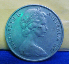 1967 Australia 20 Cents - Copper Nickel Coin - World Coin - Oceania