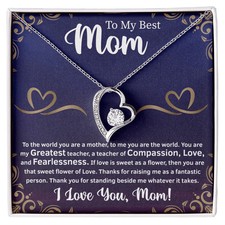 To My Mom Necklace From Son Gifts For Mom From Son - Necklace For Mother From