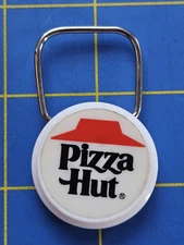 Vintage Pizza Hut Restaurant Logo Keychain Keyring