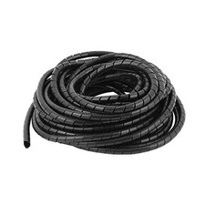 Spiral Cable Wrap - 25 Ft 3/8" Spiral Wire Wrap Cord Covers 3/8 Inch-25Ft Black