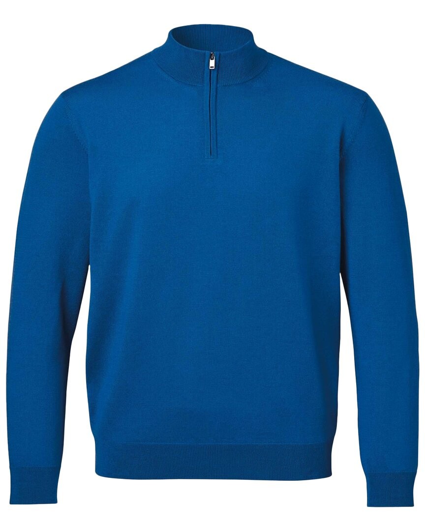 Charles Tyrwhitt  Merino Wool Zip Neck Sweater Mens Xs 8690₽