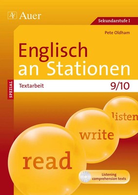 Englisch an Stationen Spezial Textarbeit 9/10 Pete Oldham Taschenbuch 66 S. 2022