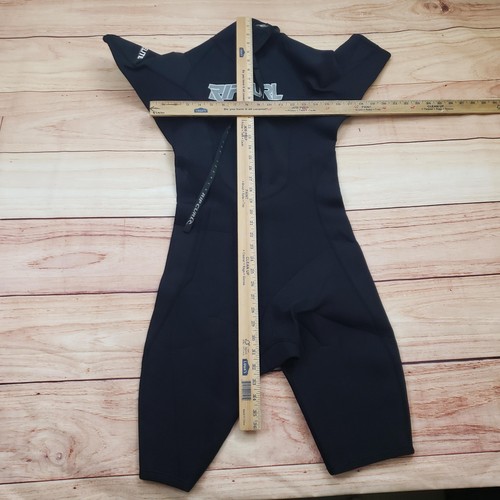 Rip Curl Freelite 2.2 Flatlock Springsuit Mens Medium Wetsuit Black Short Sleeve - Picture 6 of 10