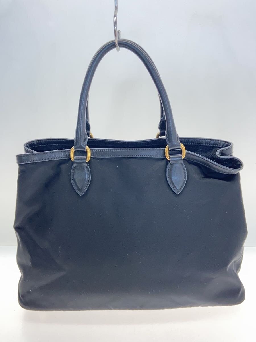 PRADA Handbag Nylon BLK Solid 1BA579 - image 3