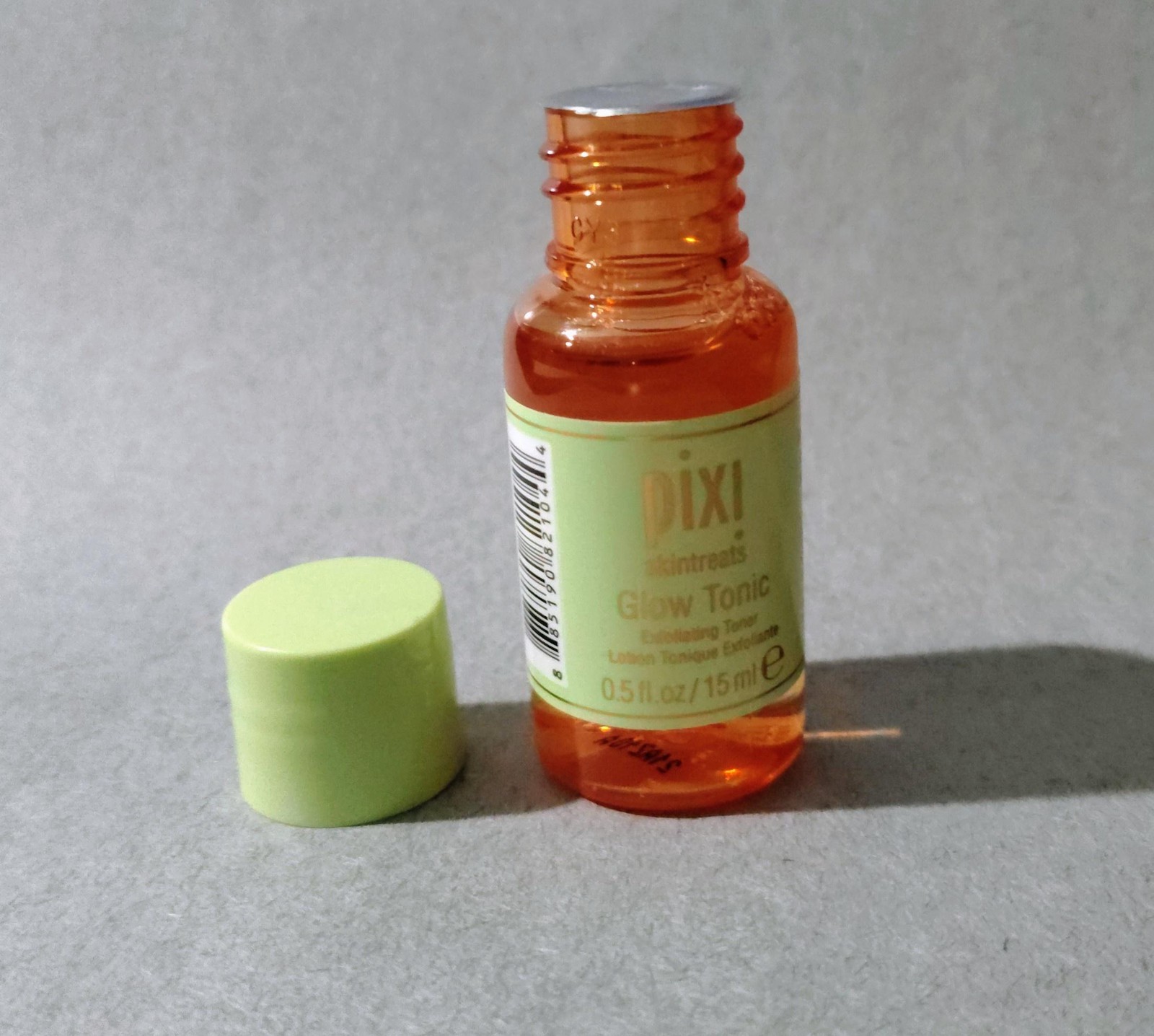 Pixi Glow Tonic Exfoliating Toner 0.5 fl oz 15 ml Travel Size New Skincare Serum