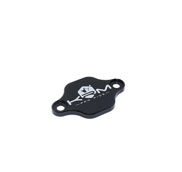 Obturateur pompe a huile Derbi AM6 KRM de finition premium noire anodisée