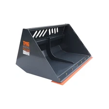 All-Season 60in Skid Steer Bucket 1500lb Strength Bolt-On Edge Durable Frame