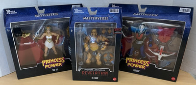 3 Masterverse Revelation Princess Power HE MAN SHE RA HORDAK Figure Lot NEW MIB