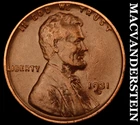 1931-D Lincoln Wheat Cent- Extra Fine Semi Key Better Date No Reserve #J729