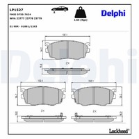 Bremsbelagsatz Scheibenbremse Vorderachse FüR Mazda 626 V Station Wagon 6