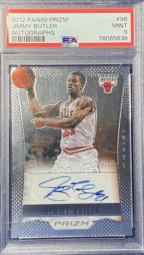 2012-13 Panini Prizm - Autographs Jimmy Butler #98 (AU, RC) PSA 9