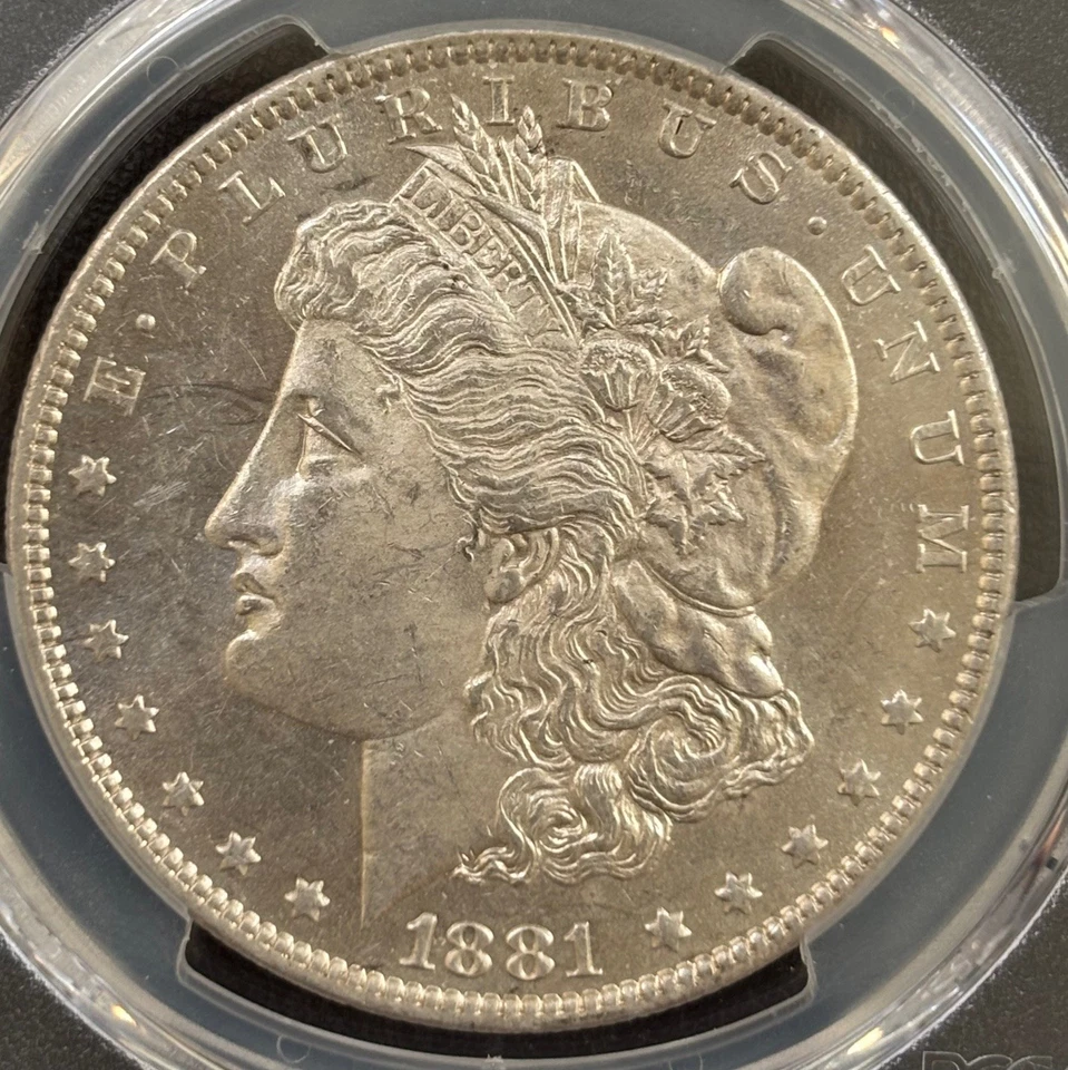 1881 O Morgan Silver Dollar $1 -PCGS MS61 - GOLD SHIELD (#1082) - Image 4 of 4