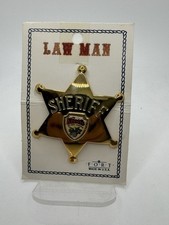 Vintage Law Man Toy Sheriff Badge