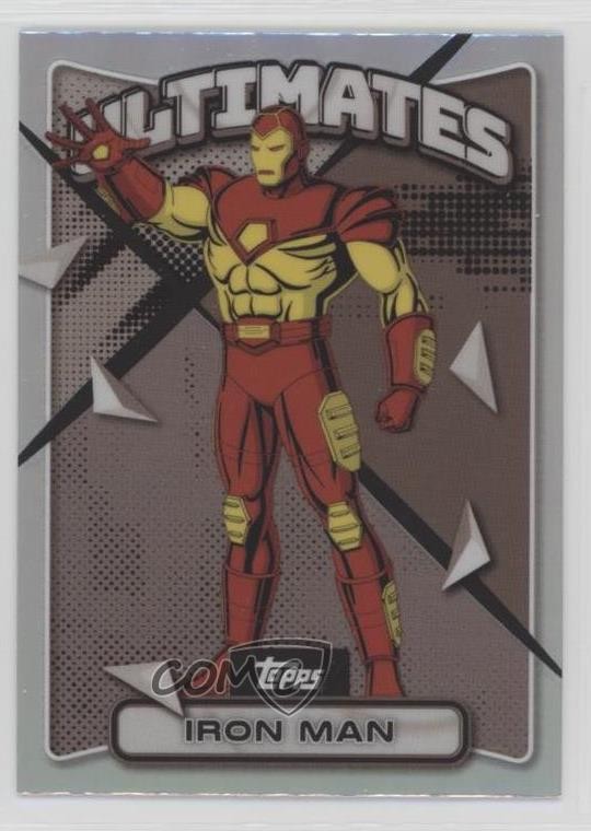 2025 Topps Finest X-Men '97 Uncommon Silver Refractor Iron Man #57 pe8