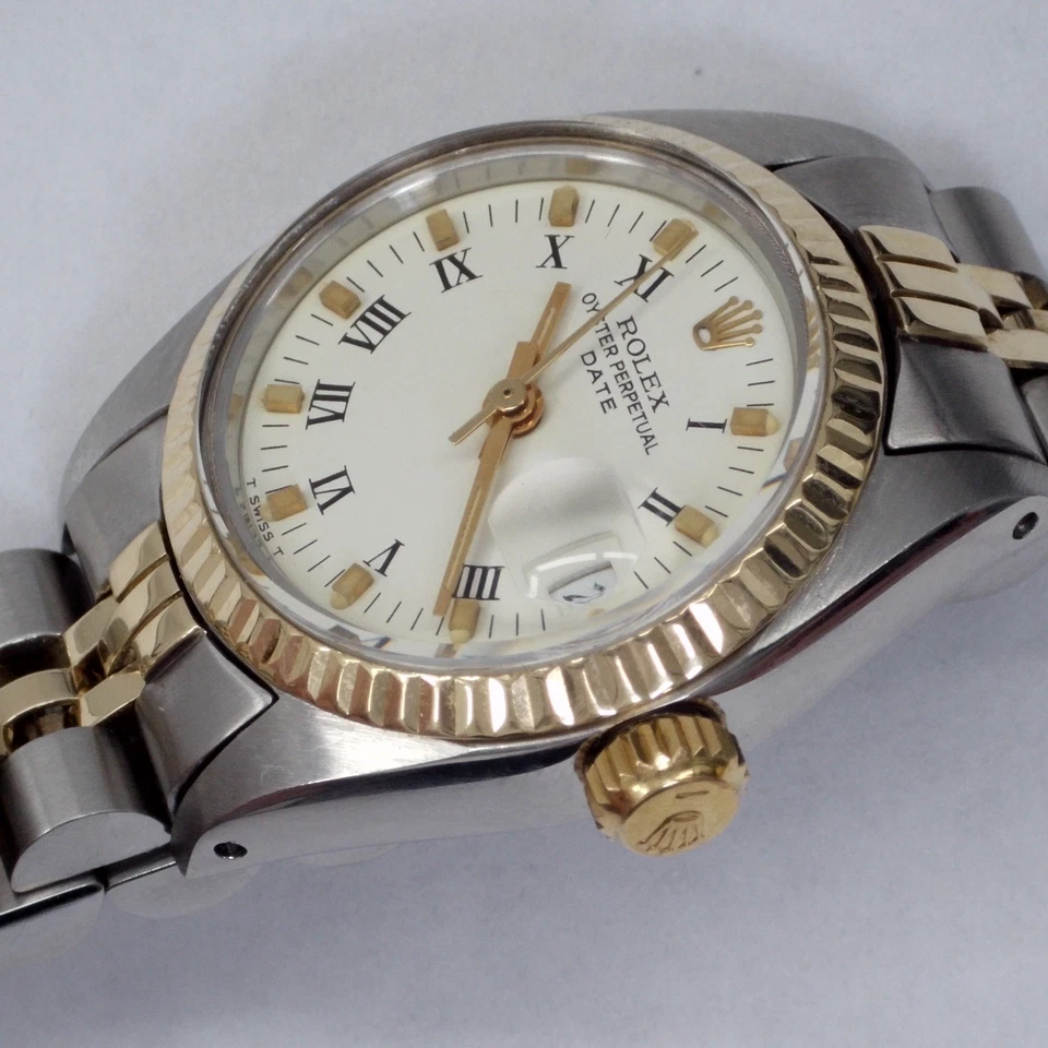 Rolex Damas Fecha Dos Tonos 26 mm Jubileo Reloj Automático 6917 Circa 1979 Foto 3 de 4