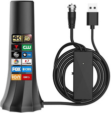 TV Antenna for Smart TV Without Cable with 560+ Miles Coverage Range,Amplified S