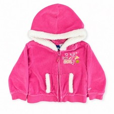Y2K Nick Jr Backyardigans Uniqua Velour Hoodie Jacket 3T Pink Rare