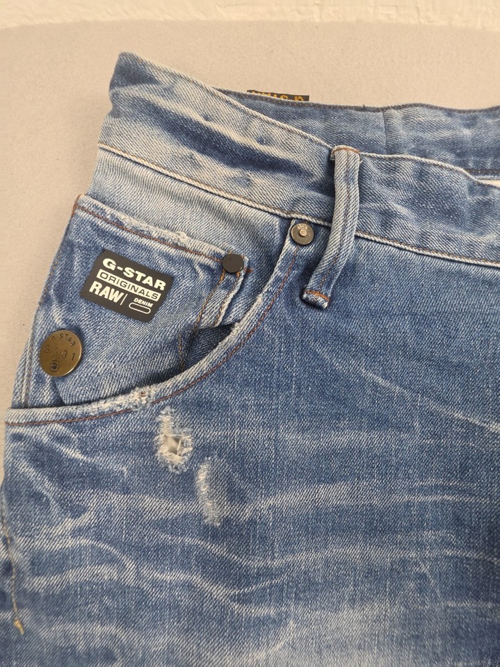 G-STAR RAW Arc 3D Loose Tapered Mens Jeans 34x34 Blue Denim Sales ...