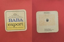 Bayerische Aktien-Brauerei Aschaffenburg BABA Brauerei Bierdeckel Bier