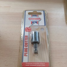 🔨Faithfull  Plug Cutter 🪛 No.12 FAIPLUG12 -  12mm wooden plug cover creator 