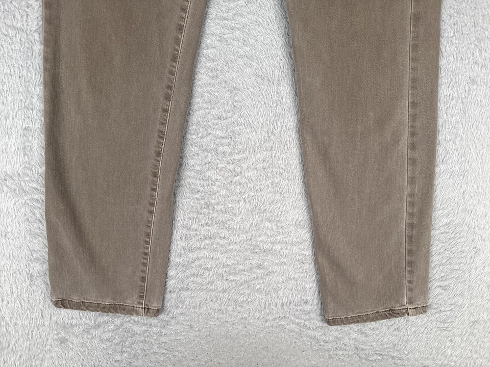 J. Jill Jeans Womens 8 Taupe Authentic Fit Slim Ankle Stretch Denim Pants 30x29 - Image 2 of 4