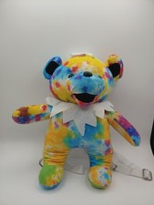 Bioworld Grateful Dead Dancing Bear Plush Mini Backpack, Small Pocket With Tag.