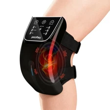 Cordless Knee Massager with Heat, Knee Massager for Pain , 3 Vibration Modes ...