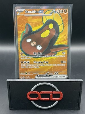Pokémon TCG Stunfisk EX Ultra Rare Full Art Card 252/217 ASC