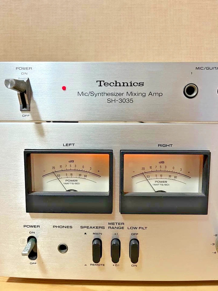Junk used Rare Technics SU-7300 &SH-3035 Microphone/synthesizer Set from Japan M - Image 2 of 4