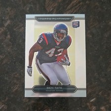 Topps 2010 Platinum Ben Tate Rookie #146 Houston Texans Football Card. rookie card picture