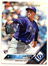 BLAKE SNELL ROOKIE DEBUT • 2016 Topps #US40 • SHARP LOS ANGELES DODGERS RC!!!