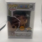 Funko Pop! One Piece Luffy Gear Two 1269 CHASE Fundom Exclusive + Protector NEW
