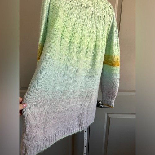 Anthropologie Perri Ombré Tunic Sweater size medium boho cottagecore whimsy - Picture 6 of 12