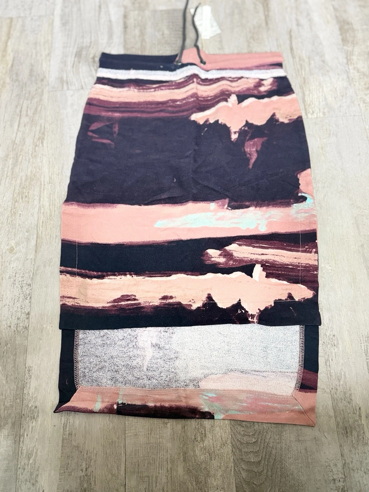 Gray State Landscape Lena Skirt NWT Size 1 Abstract Print 100% Cotton