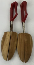 Vintage Florsheim Rochester Travel Tree Shoe Keepers Stretchers Cedar Wood #4