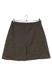 HUGO BOSS Wollrock Damen Rock Gr. DE 40 braun Business-Look