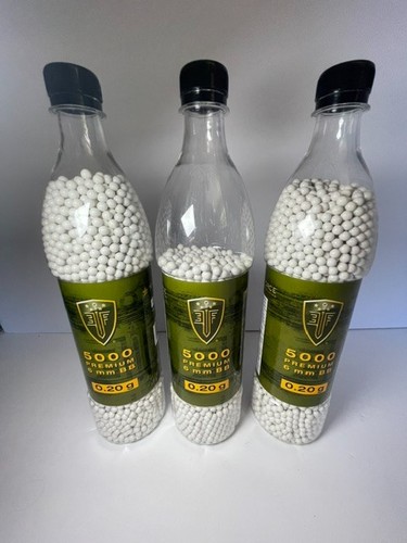 Elite Force Umarex 6mm Airsoft BBs 0.20g White Ammo 2279501 3 Bottle Lot 13000+