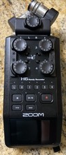 Zoom Portable All Black Digital Audio Recorder H6 - XYH-6. Tested Fast Shipping