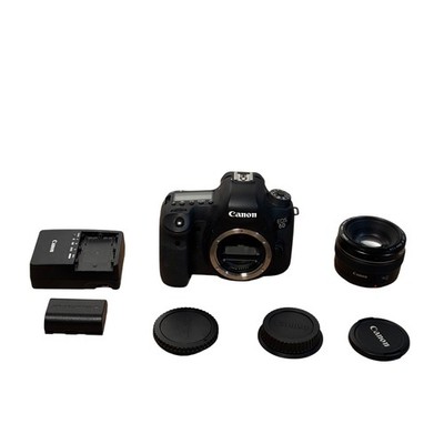 Canon EOS 6D (WG) Black 20.2MP 1080P 30FPS Wi-Fi GPS Full-Frame DSLR Camera 5202