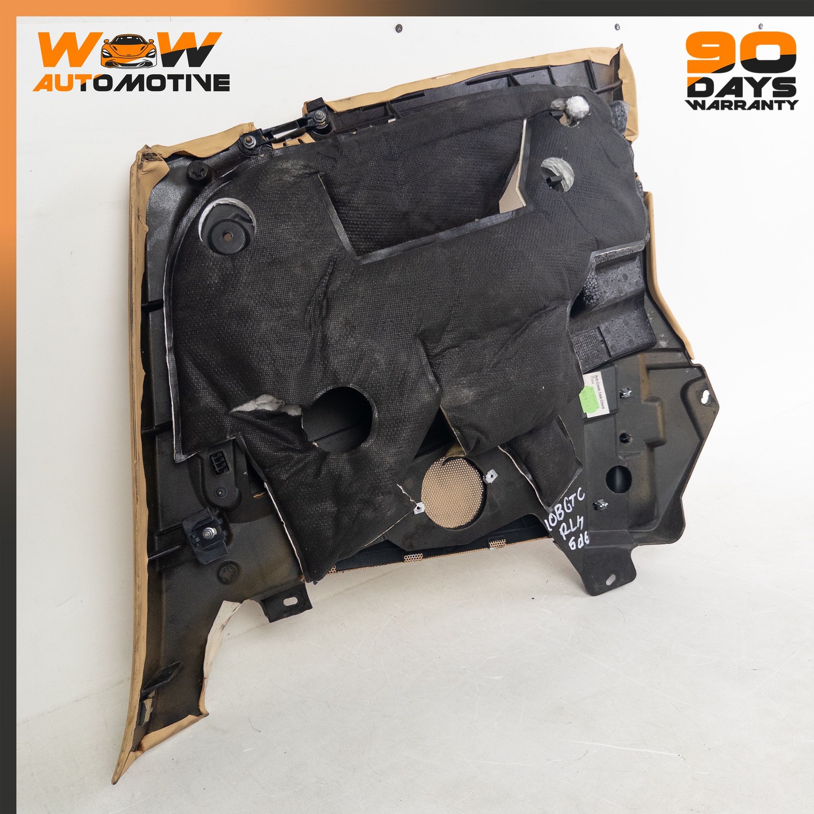 07-13 BENTLEY CONTINENTAL GTC REAR LEFT DRIVER SIDE INTERIOR QUARTER TRIM OEM