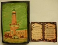 Schmuckschatulle / Schmuckdöschen – handbemaltes Holz mit Deckel – NEU