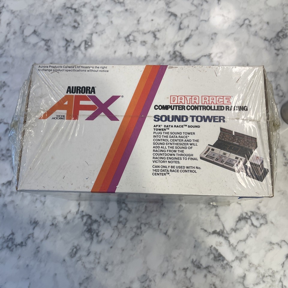 1979 AURORA AFX DATA RACE SOUND TOWER No. 1423 Unused Slot Car ...