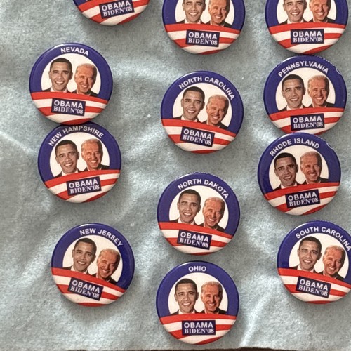 Komplettsatz: All Fifty 2008 Barack Obama for President 50 State 1,5" Buttons - Bild 8 von 9