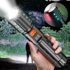 99000000Lumens Super Bright LED Flashlight Rechargeable Tactical LED Work Lights