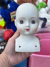 15 bisque doll heads bald