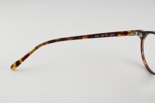 Authentic Anglo American Optical MOD 406 AH 45mm Amber Havana Glasses England - Picture 4 of 5