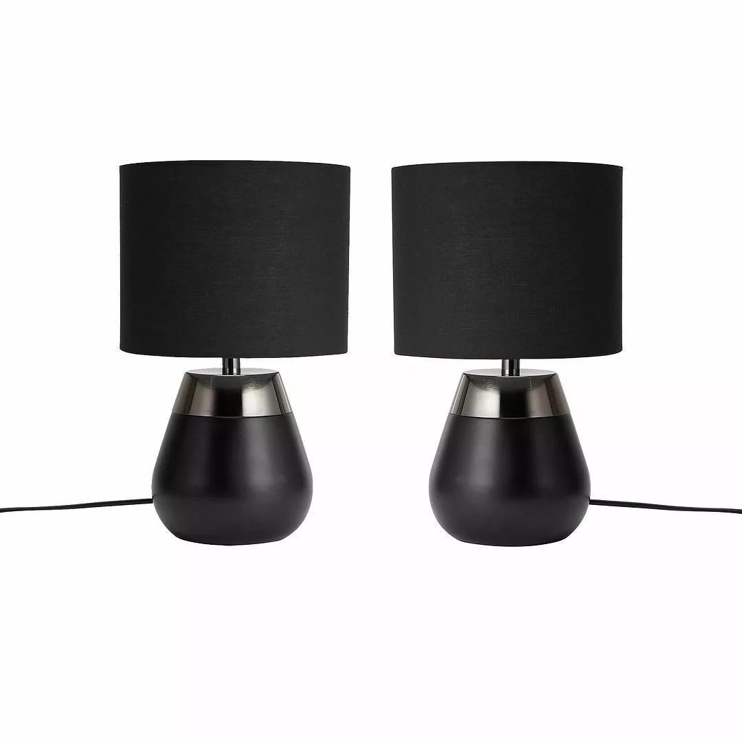 2x Modern Touch Lamp Table Desk Bedside Side Table Light Lounge Study Home Decor